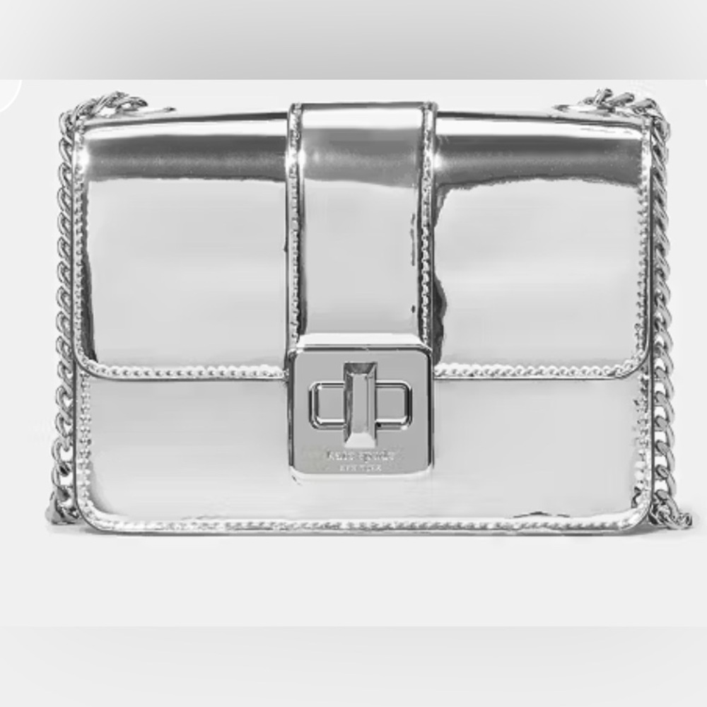 Kate Spade Silver Crossbody Bag - Picture 3 of 12